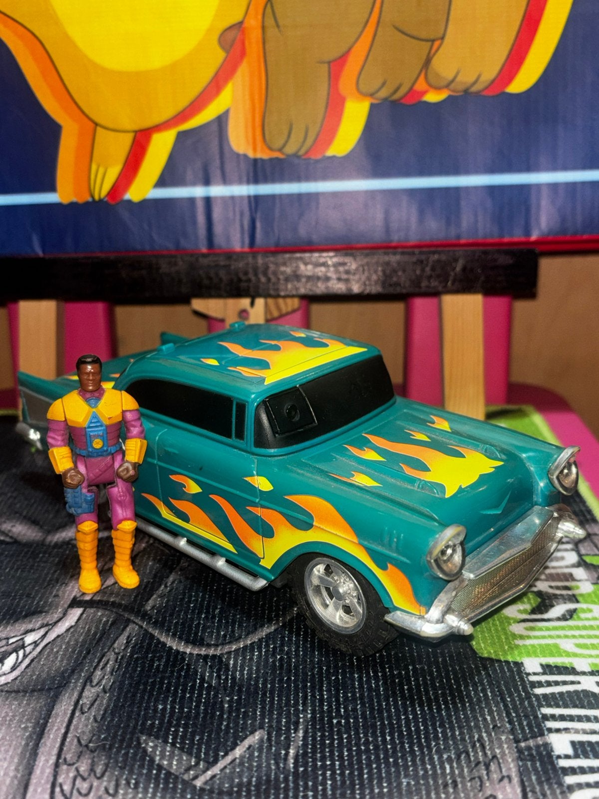 M.A.S.K. Thunderhawk en Hondo MacLean-figuur, Ophalen of Verzenden, Gebruikt