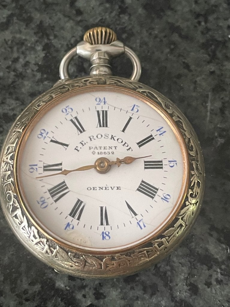 FE Roskopf 9 provincies zakhorloge, Handtassen en Accessoires, Ophalen of Verzenden, Zakhorloge
