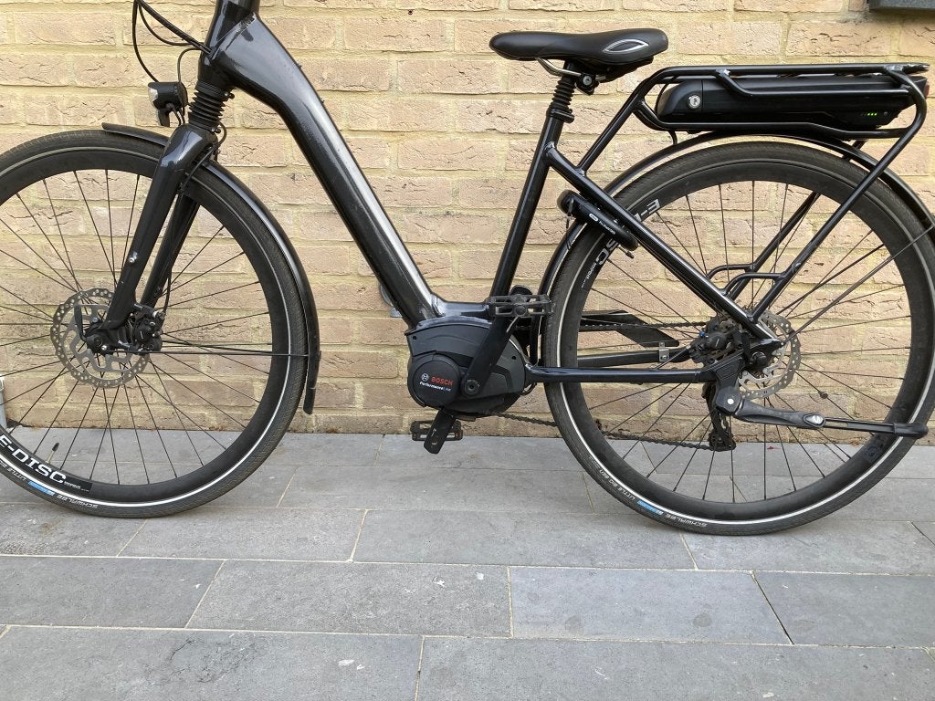 E-bike Cannondale damesfiets met lage instap, Ophalen, Zo goed als nieuw, (Extra) lage instap