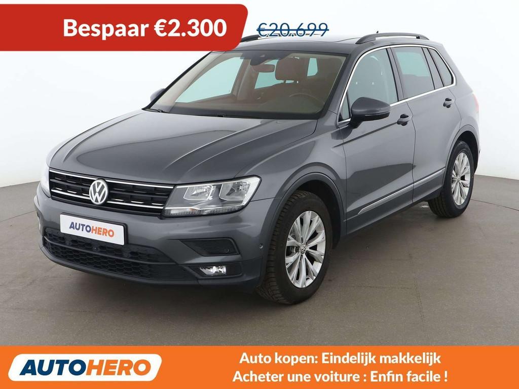 Volkswagen Tiguan 2.0 TDI Comfortline BlueMotion (bj 2018), Gebruikt, Lichtsensor, Leder, 5 deurs