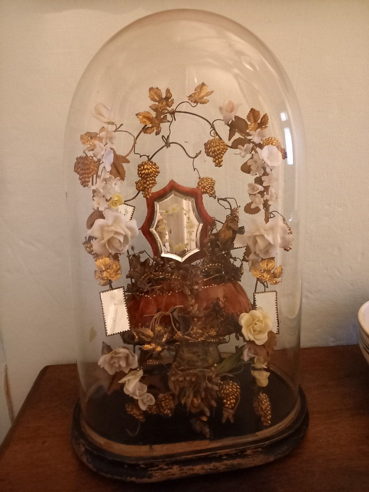 Antieke Franse Bruidsstolp / Globe de Mariée (Napoleon III), Antiek en Kunst, Ophalen
