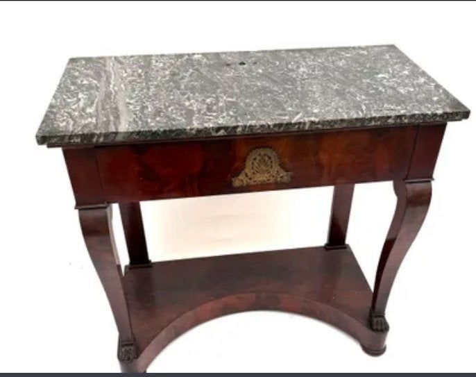Console Restauration acajou, Maison & Meubles, Enlèvement ou Envoi