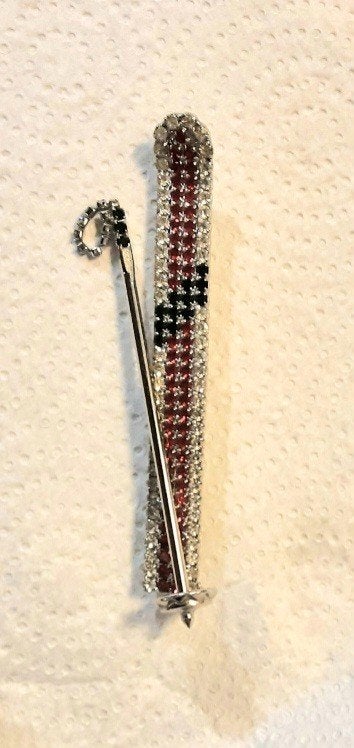 Vintage Broche Dorothy Bauer, Handtassen en Accessoires, Broches, Verzenden, Zo goed als nieuw, 7 tot 10 cm, Overige materialen