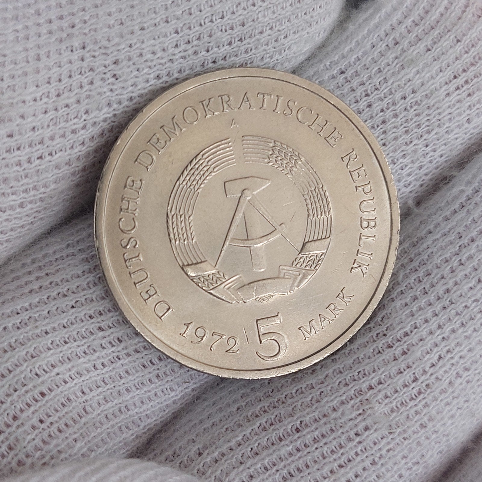 Pièce de monnaie / Allemagne / 5 Marks / 1972 / Bcp fondues, Envoi, Allemagne, Monnaie en vrac