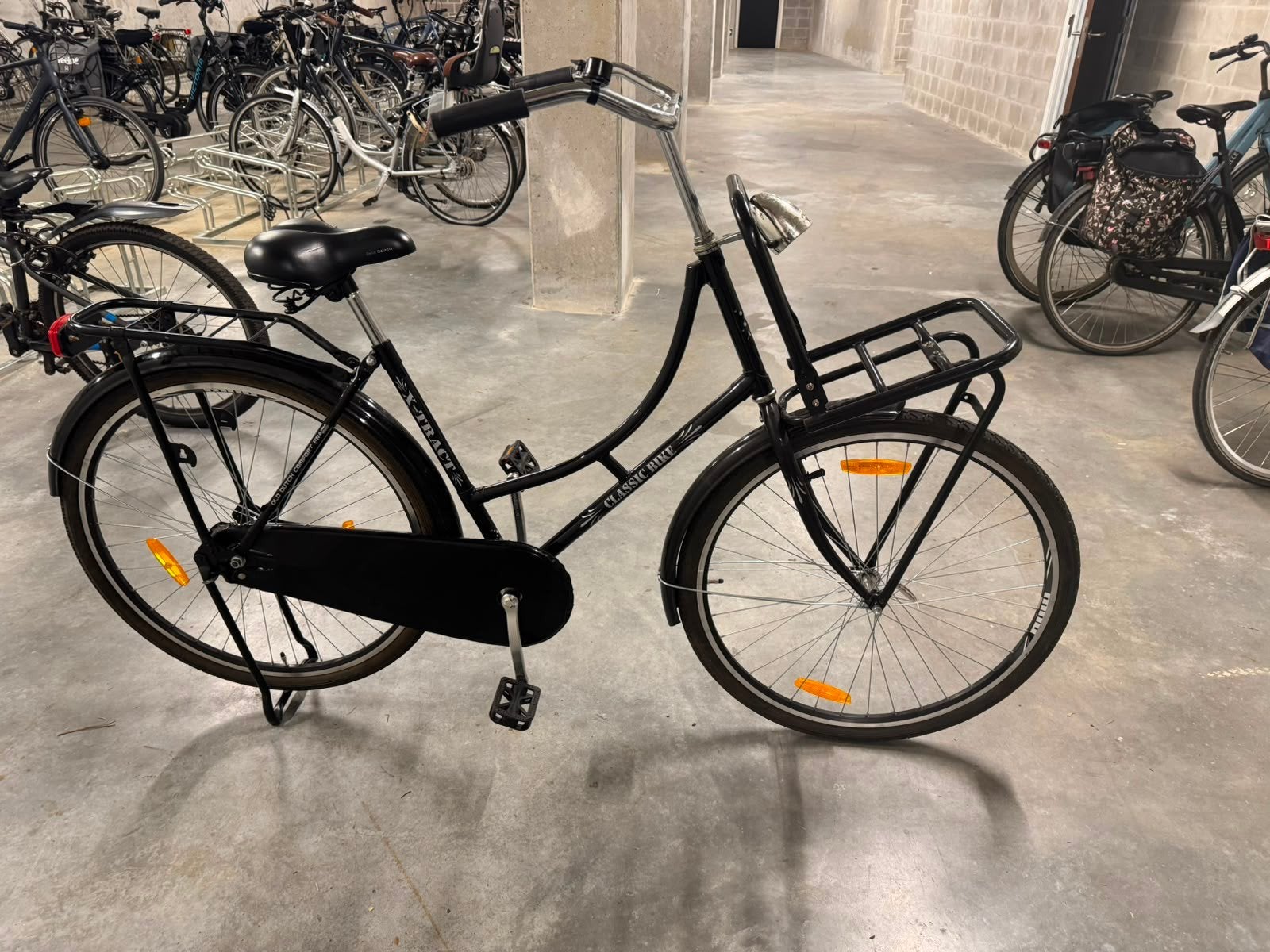 dames fiets, Enlèvement