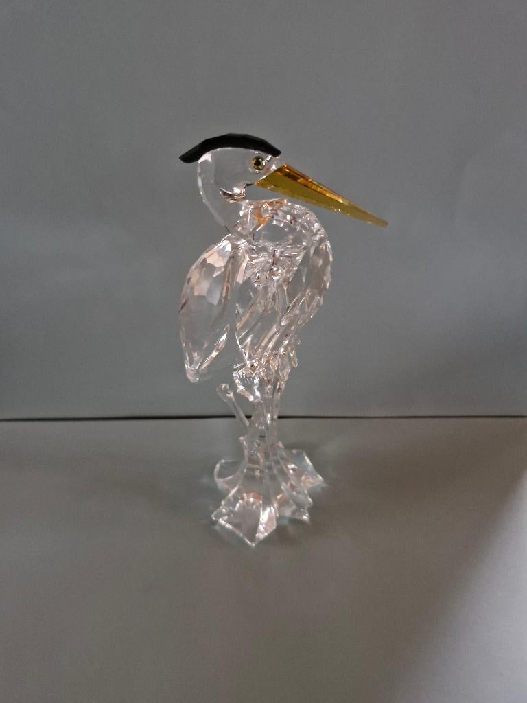 Swarovski zilverreiger, Verzamelen, Ophalen of Verzenden, Zo goed als nieuw, Figuurtje