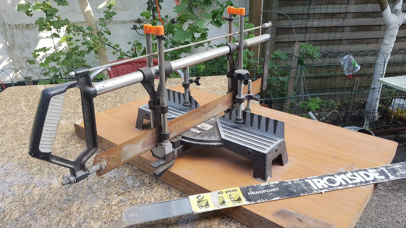 IRONSIDE handzaag met verschillende hoeken, Doe-het-zelf en Bouw, Gereedschap | Zaagmachines, Ophalen, Gebruikt