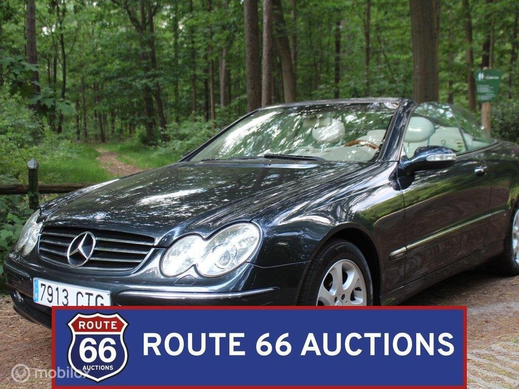 Mercedes-Benz CLK 200 Kompressor Cabriolet | 2004 | Route 66, Autos, Achat, Entreprise, Boîte manuelle, Autre carrosserie
