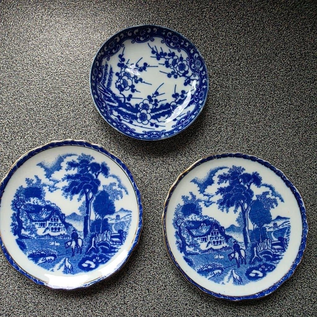 3  ONDERZETTERS ONDERLEGGERS BLAUW, Enlèvement ou Envoi, Comme neuf, Autres types, Autres matériaux