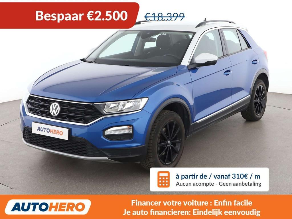 Volkswagen T-Roc 1.6 TDI Style (bj 2019), Voorwielaandrijving, Stof, Gebruikt, 5 deurs