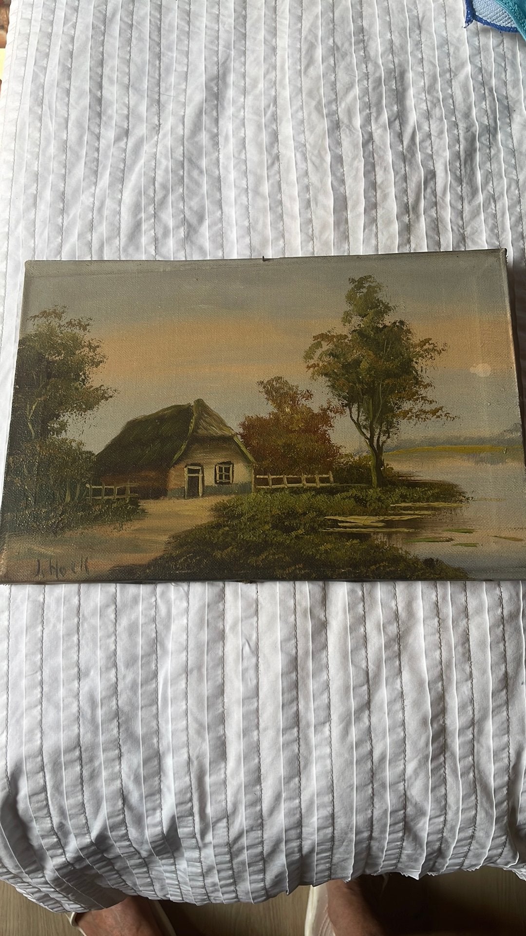 Schilderij van Jan Hoek, Ophalen, Gebruikt, Schilderij