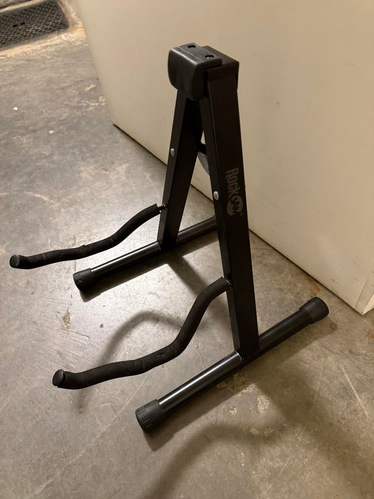 Stand support guitare basse ou violoncelle, Musique & Instruments, Enlèvement, Utilisé, Pied pour instrument, Violoncelle