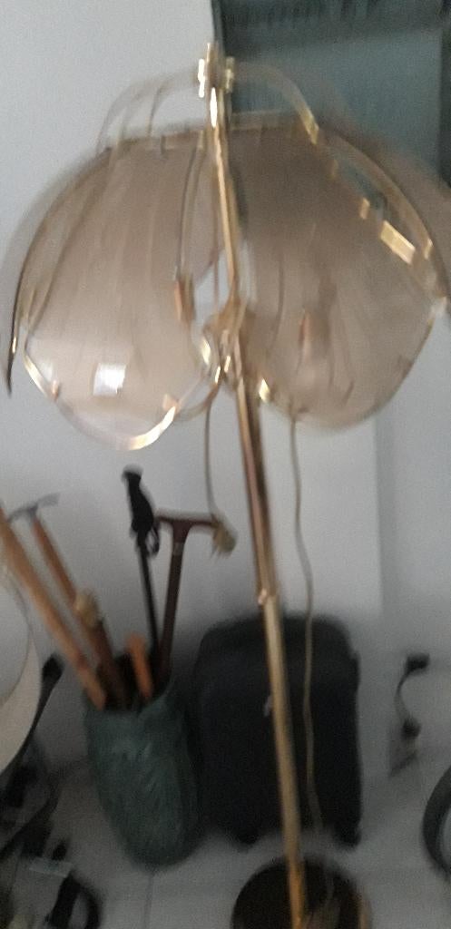 2 staanlapen, Huis en Inrichting, Ophalen, Gebruikt, Glas