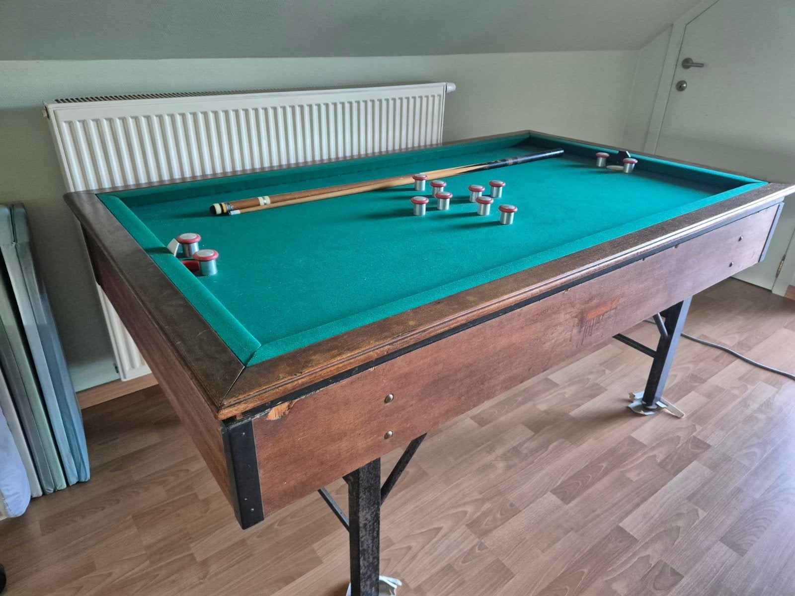 Tapbiljart met toebehoren, Enlèvement, Comme neuf, Table de billard