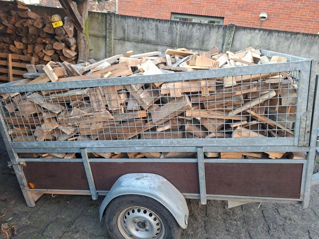 Brandhout droog geleverd, Tuin en Terras, Brandhout, Ophalen