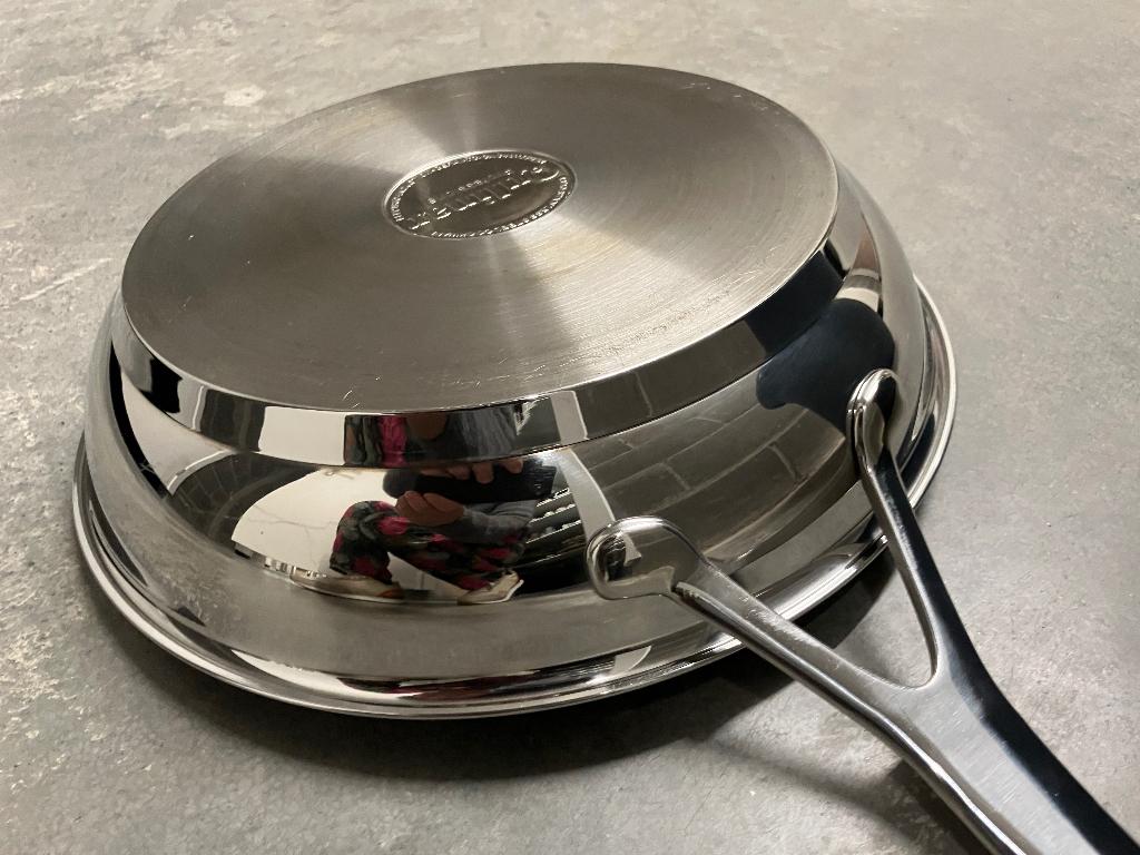 Professionele pan merk Qulinar als nieuw, Huis en Inrichting, Keuken | Potten en Pannen, Ophalen, Zo goed als nieuw, Koekenpan of Braadpan