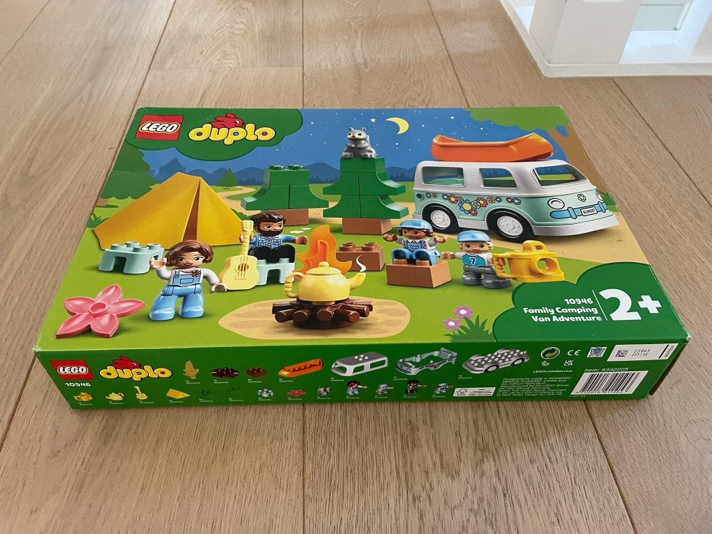 Lego DUPLO 10946 kamperen - volledig en als nieuw, Overige thema's, Ophalen of Verzenden, Zo goed als nieuw, Duplo