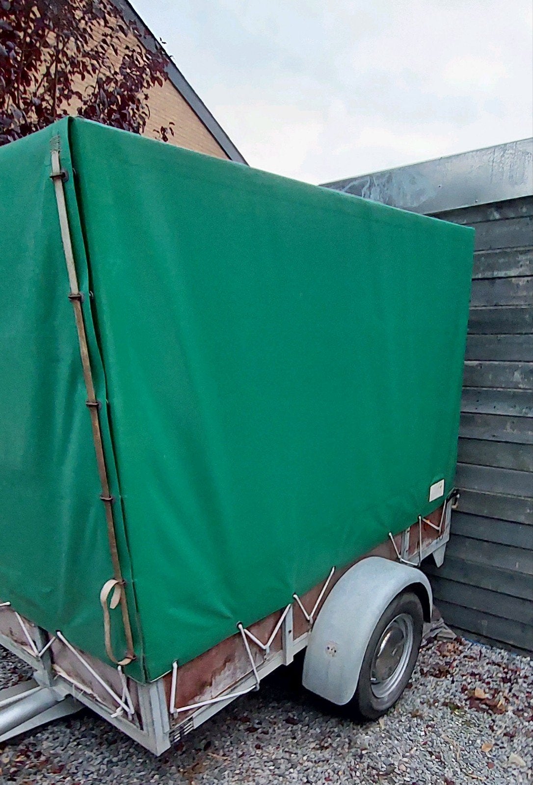 gegalvaniseerde Aanhangwagen met  huif, Ophalen