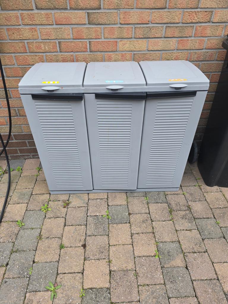 Goodivery  Ruime en Milieuvriendelijke Opbergkast met 3 Deu, Tuin en Terras, Bergingen en Tuinkasten, Ophalen