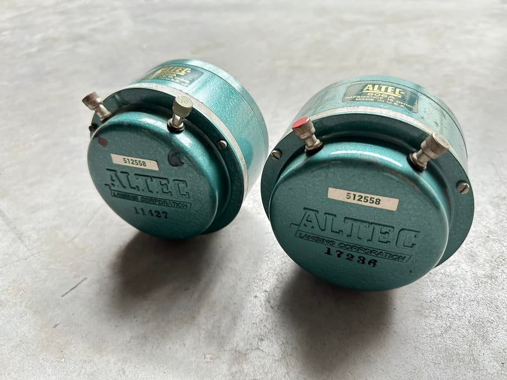 Altec 806A drivers (paar), Ophalen, Gebruikt