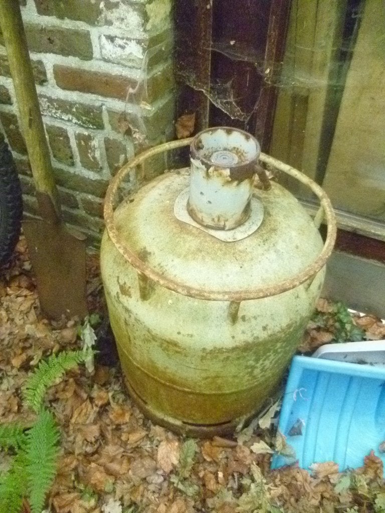 gasfles propaan shell, Enlèvement