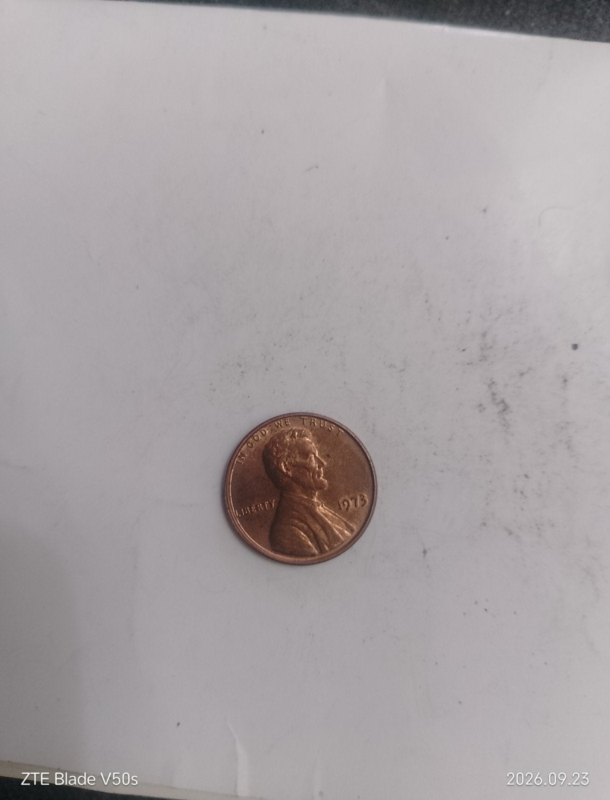 munt lincoln 1973, Ophalen of Verzenden