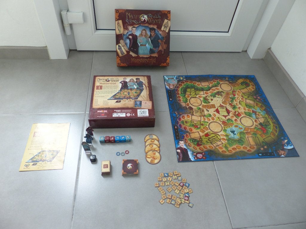 Jeu de plateau Nightwatch Monster Battle, Enlèvement ou Envoi, Comme neuf, Studio 100