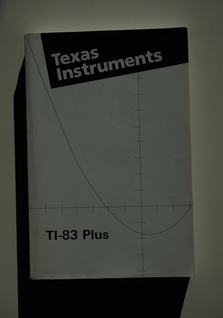 TI-83 Plus handleiding Texas Instruments, Ophalen, Vakgebied of Industrie, Zo goed als nieuw, Texas Instruments Incorporated
