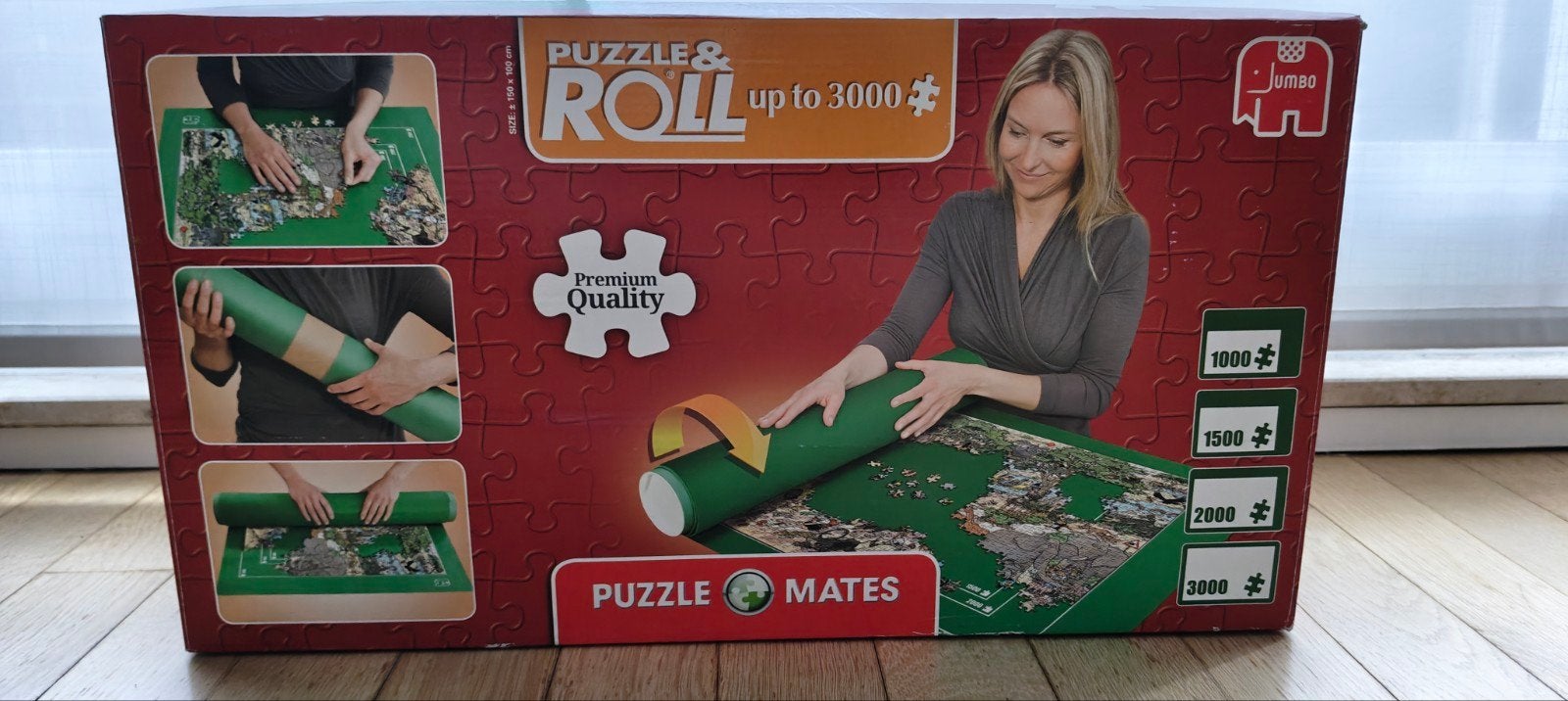 puzzelmat Jumbo, Ophalen, Meer dan 1500 stukjes, Zo goed als nieuw, Legpuzzel