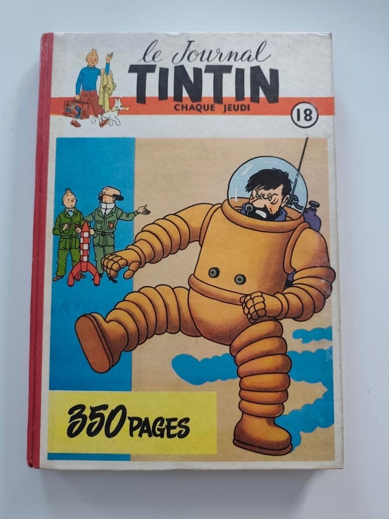 Journal Tintin Reliure n18-Trés bel état, Une BD, Enlèvement ou Envoi, Comme neuf