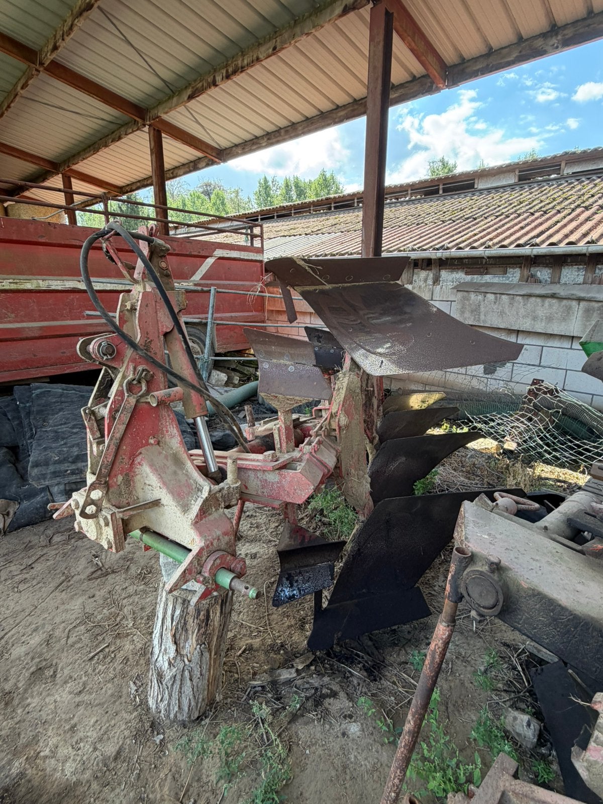 Steeno 4 schaar ploeg te koop, Ophalen, Akkerbouw, Grondbewerking