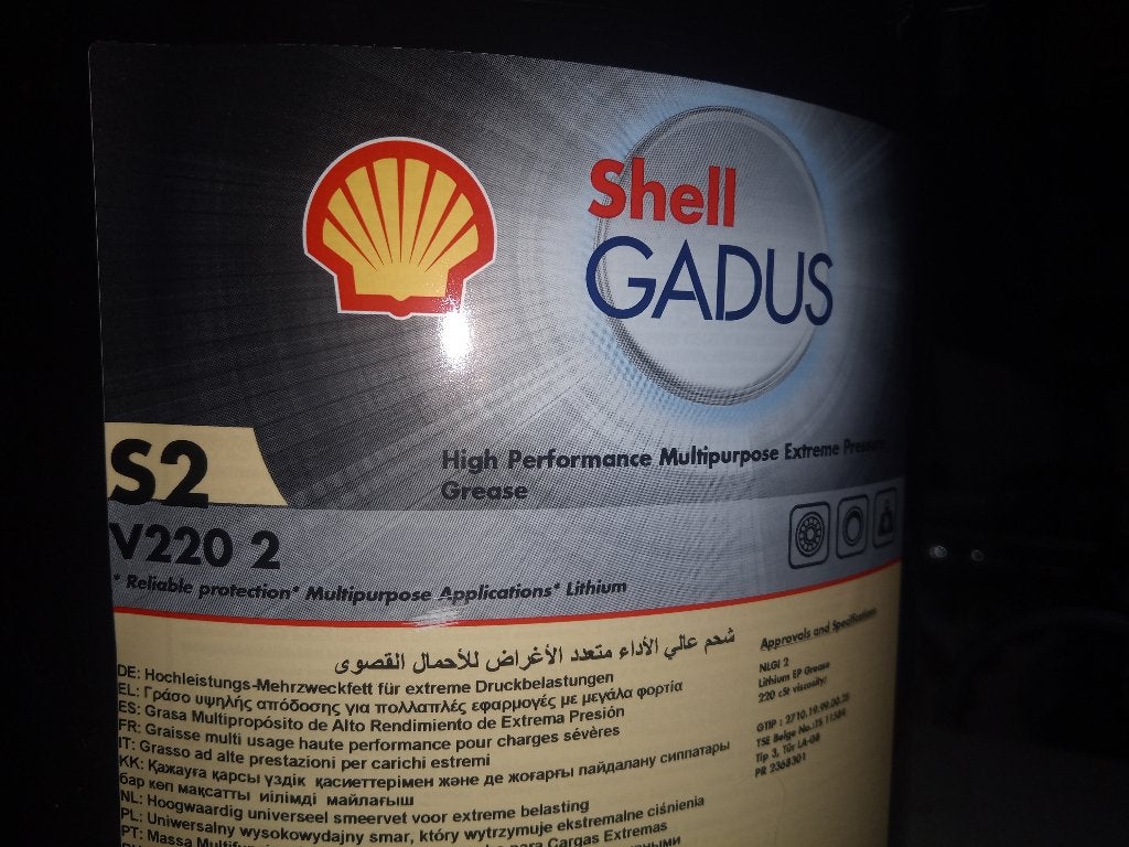 Lithium grease / vet EP2 18kg Shell Gadus S2 V220  2026, Enlèvement, Neuf