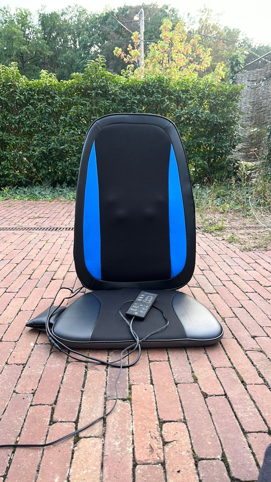 Massage kussen met warmte, Enlèvement, Comme neuf, Chaise de massage ou Coussin