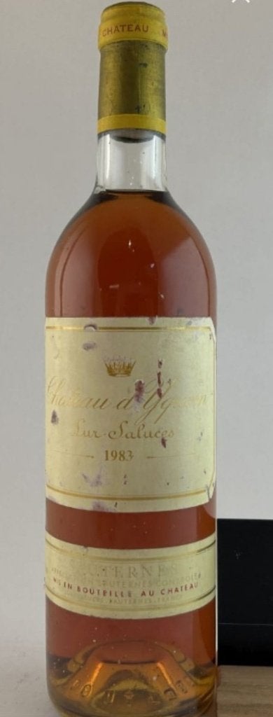 Yquem 1983, Ophalen, Zo goed als nieuw