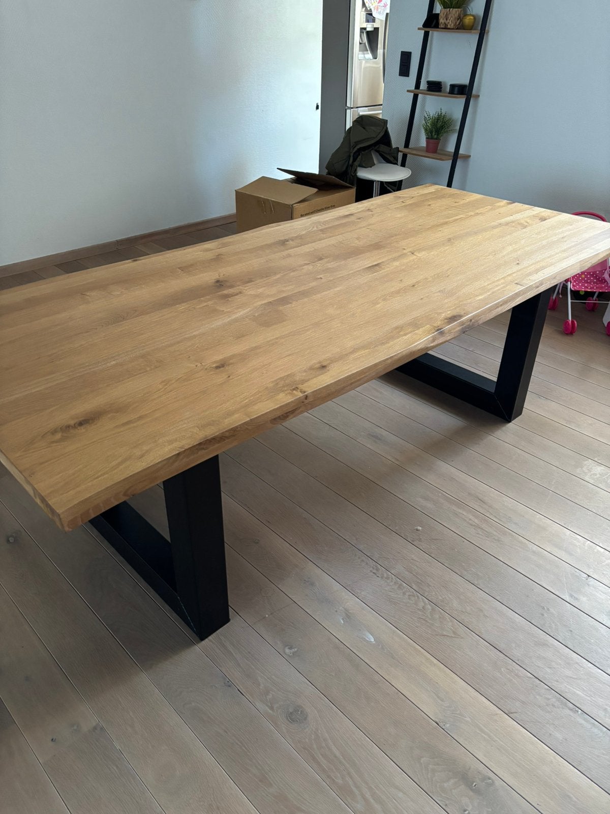 Eiken eettafel, Ophalen, Zo goed als nieuw