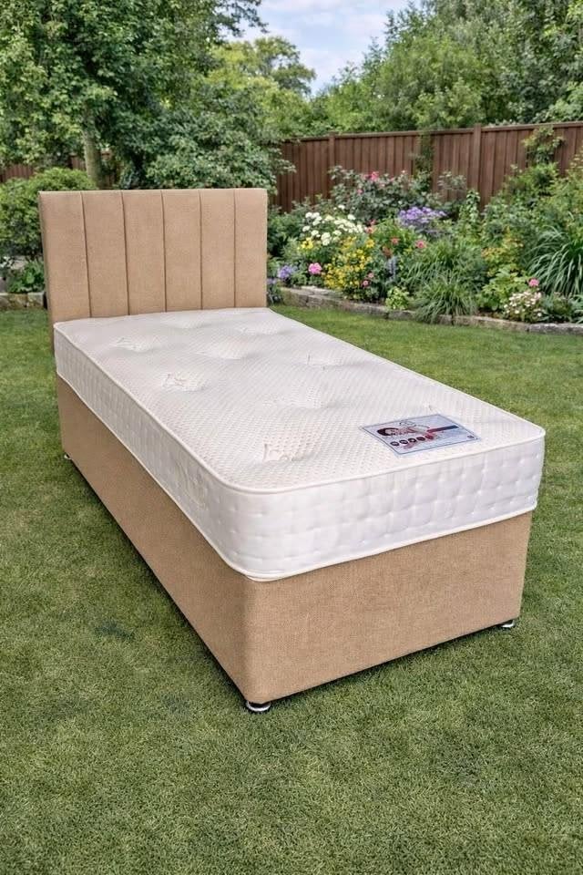 Nouveau lit + matelas — Toutes les tailles, Maison & Meubles, Envoi, Neuf, Deux personnes, Autres couleurs