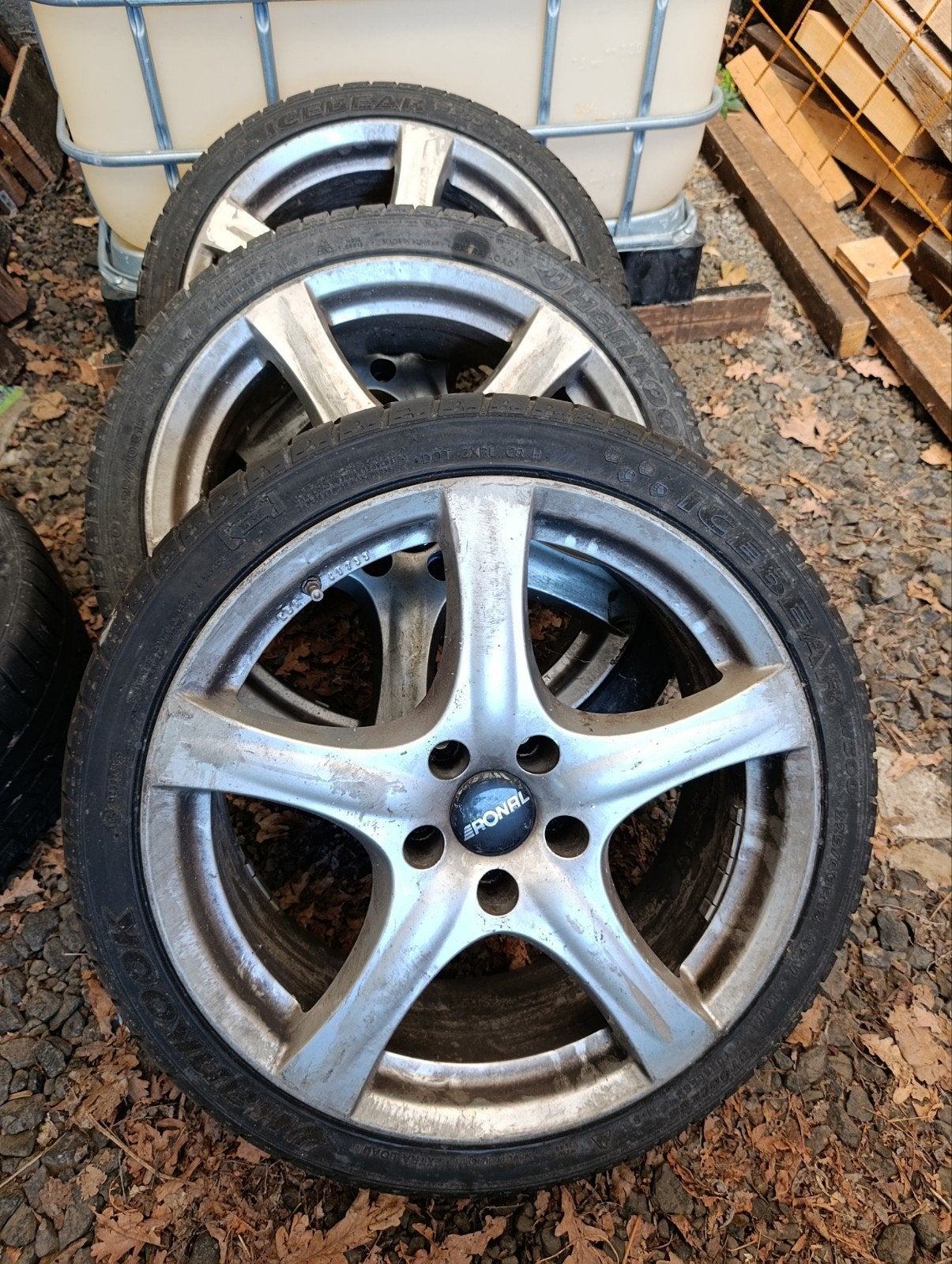 4 roues en alliage Ronal pour Mercedes classe B 225/40R18, Pneus et Jantes, Pneus hiver, Véhicule de tourisme, 18 pouces