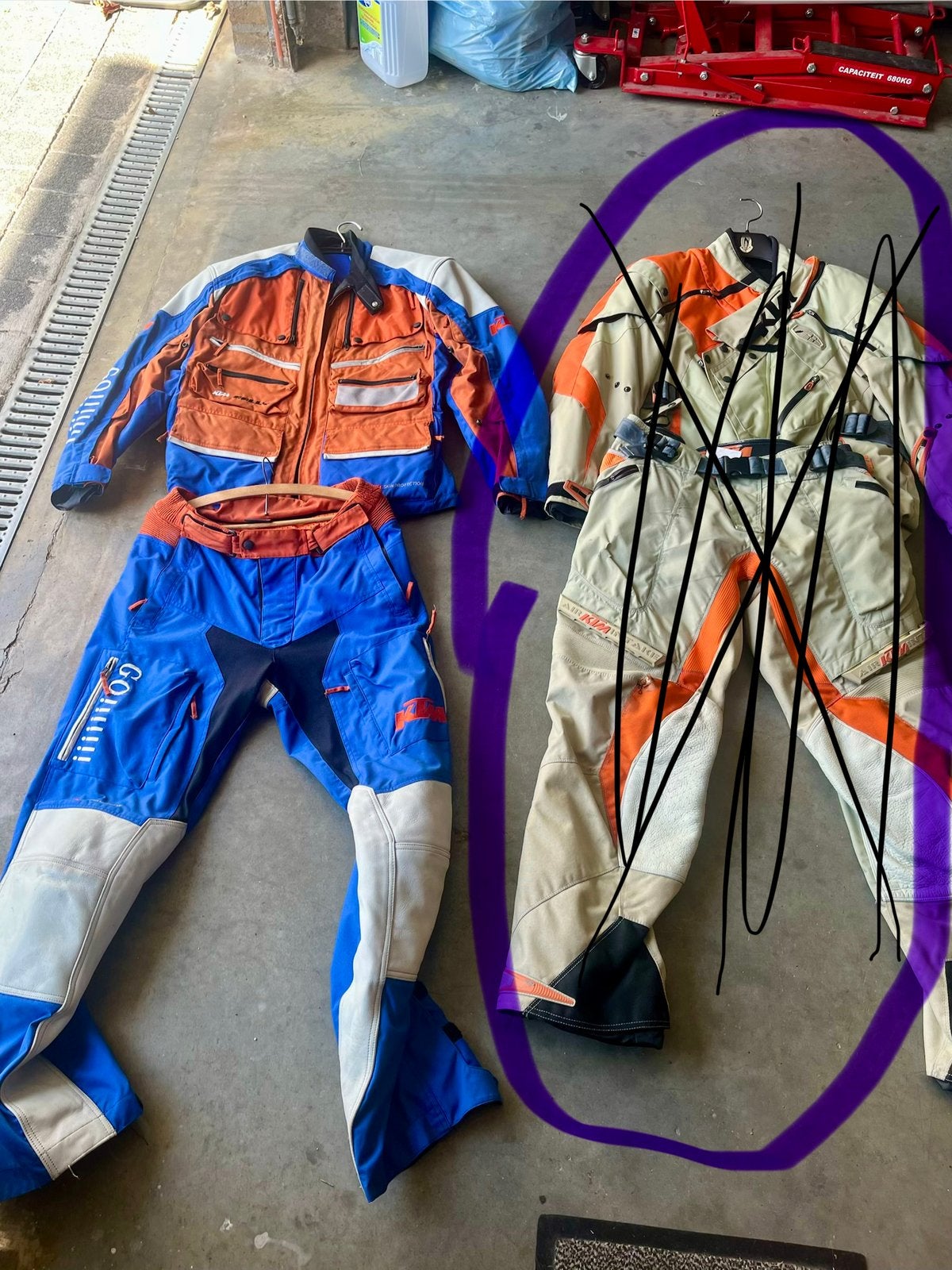 Verschillende motorkledij ktm, Motoren, Ophalen of Verzenden, Nieuw zonder kaartje, Heren, Combipak