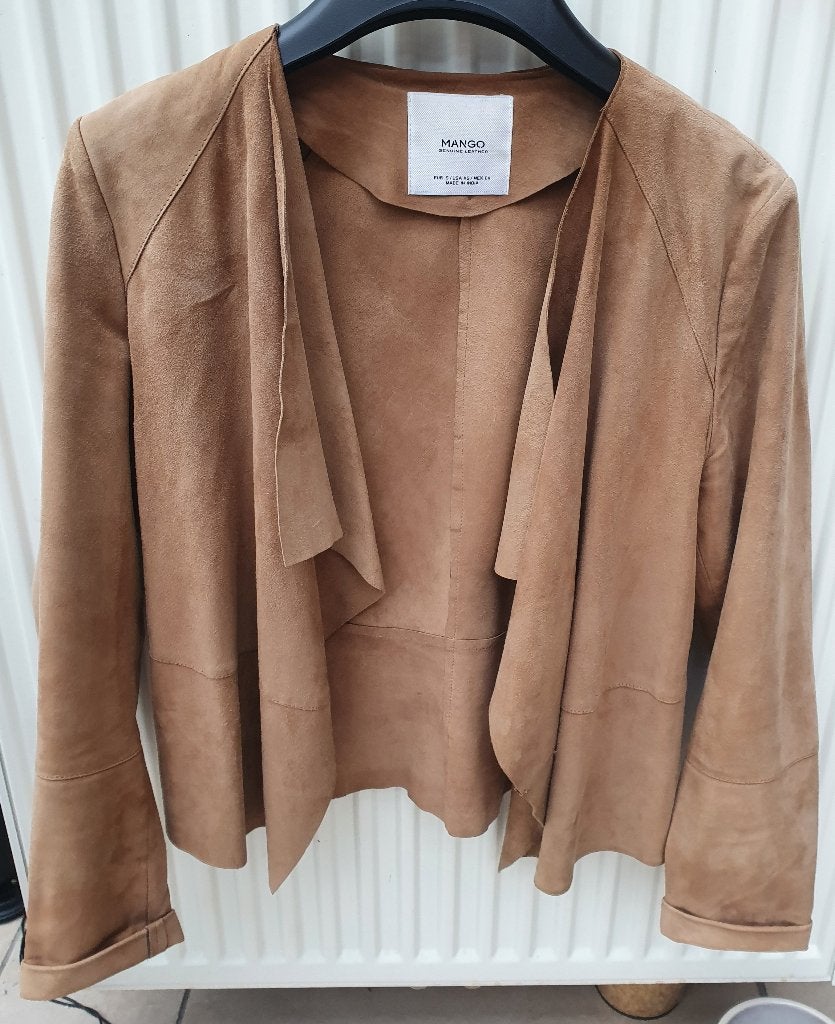Vest van Mango in geitenleer maat S, Vêtements | Femmes, Pulls & Gilets, Mango, Enlèvement ou Envoi, Taille 36 (S), Comme neuf