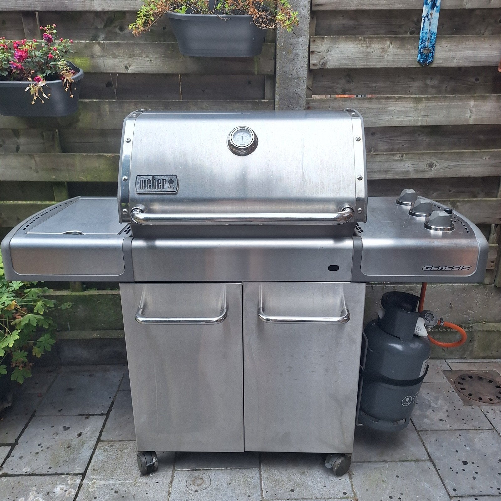 Weber gensis 320 inox, Tuin en Terras, Ophalen
