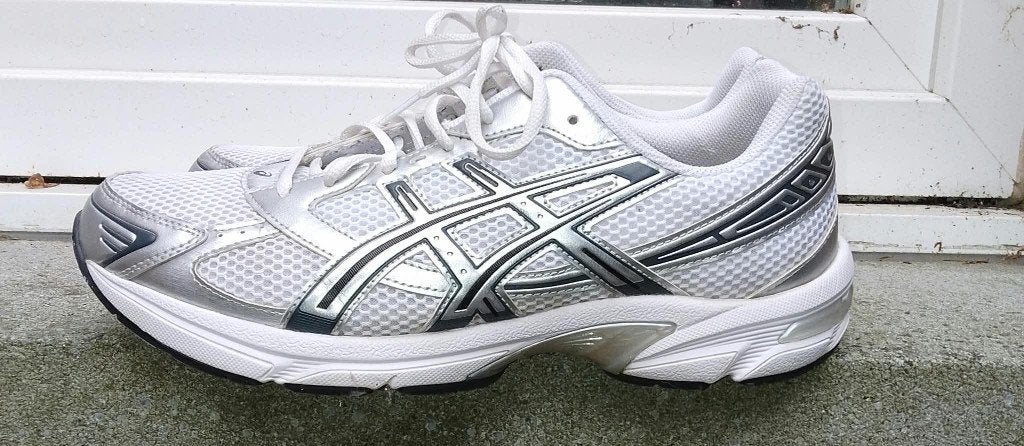 Asics Gel 1130 White/Pure Silver EU 46/ US 12, Wit, Ophalen of Verzenden, Zo goed als nieuw, Asics