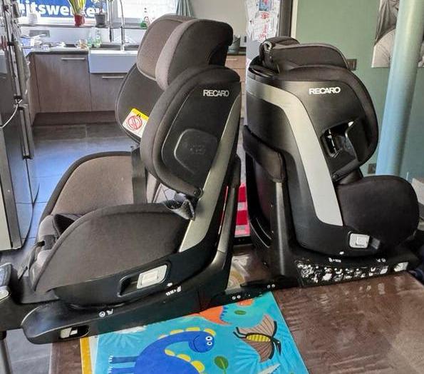Autostoel 2 x Recaro Zero.1, Ophalen, Gebruikt, Isofix