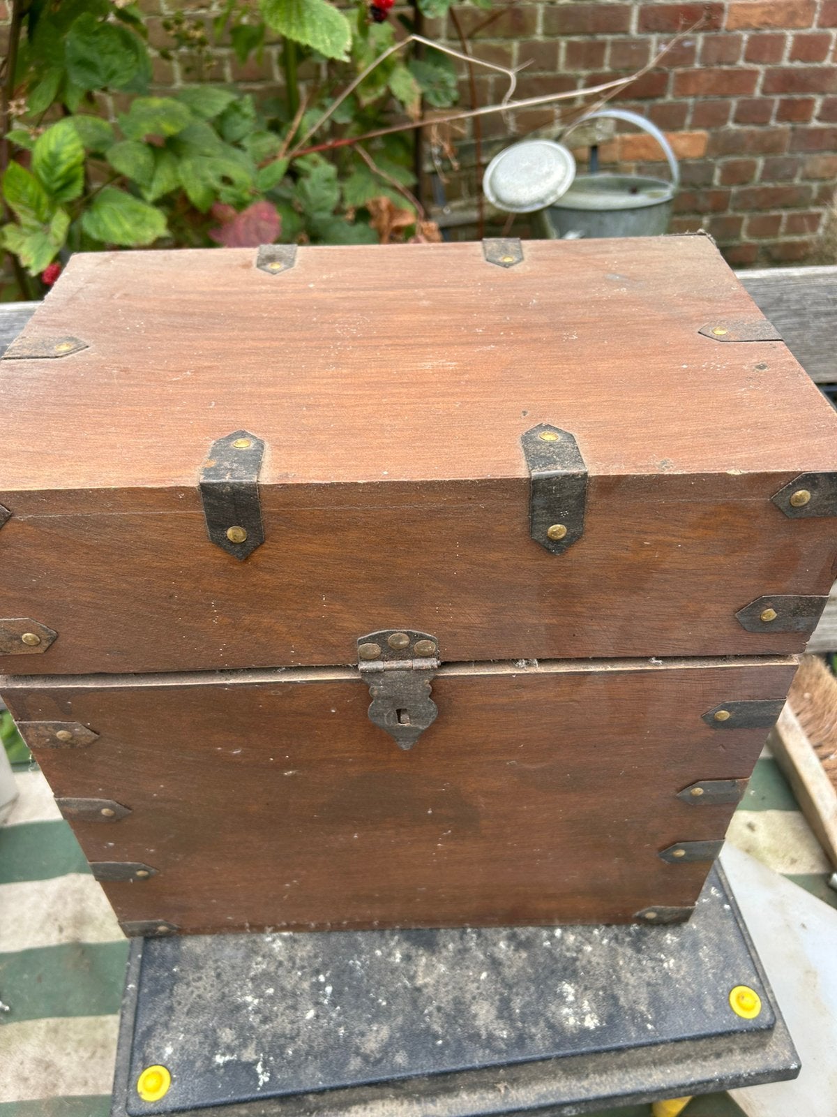Decoratieve wijnkoffer wijnkist, Huis en Inrichting, Ophalen, Zo goed als nieuw