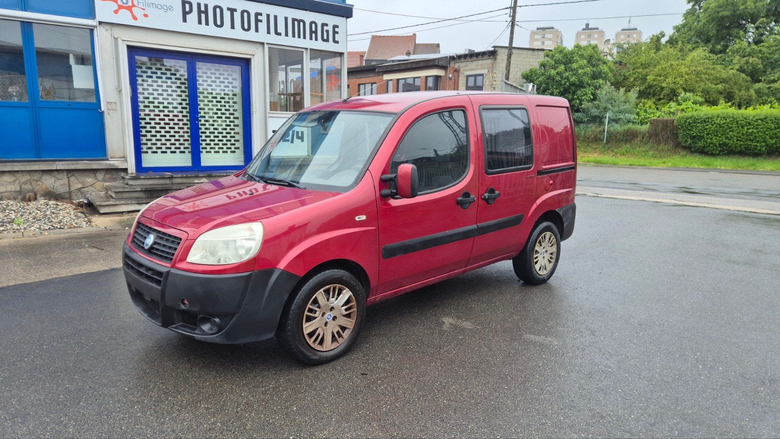 FIAT DOBLO CARGO 1,3 MJT KM 166000 CT OK  AIRCO BEDRIJFSVO, Auto's, Bestelwagens en Lichte vracht, Bedrijf, 5 deurs, Radio, 2 zetels
