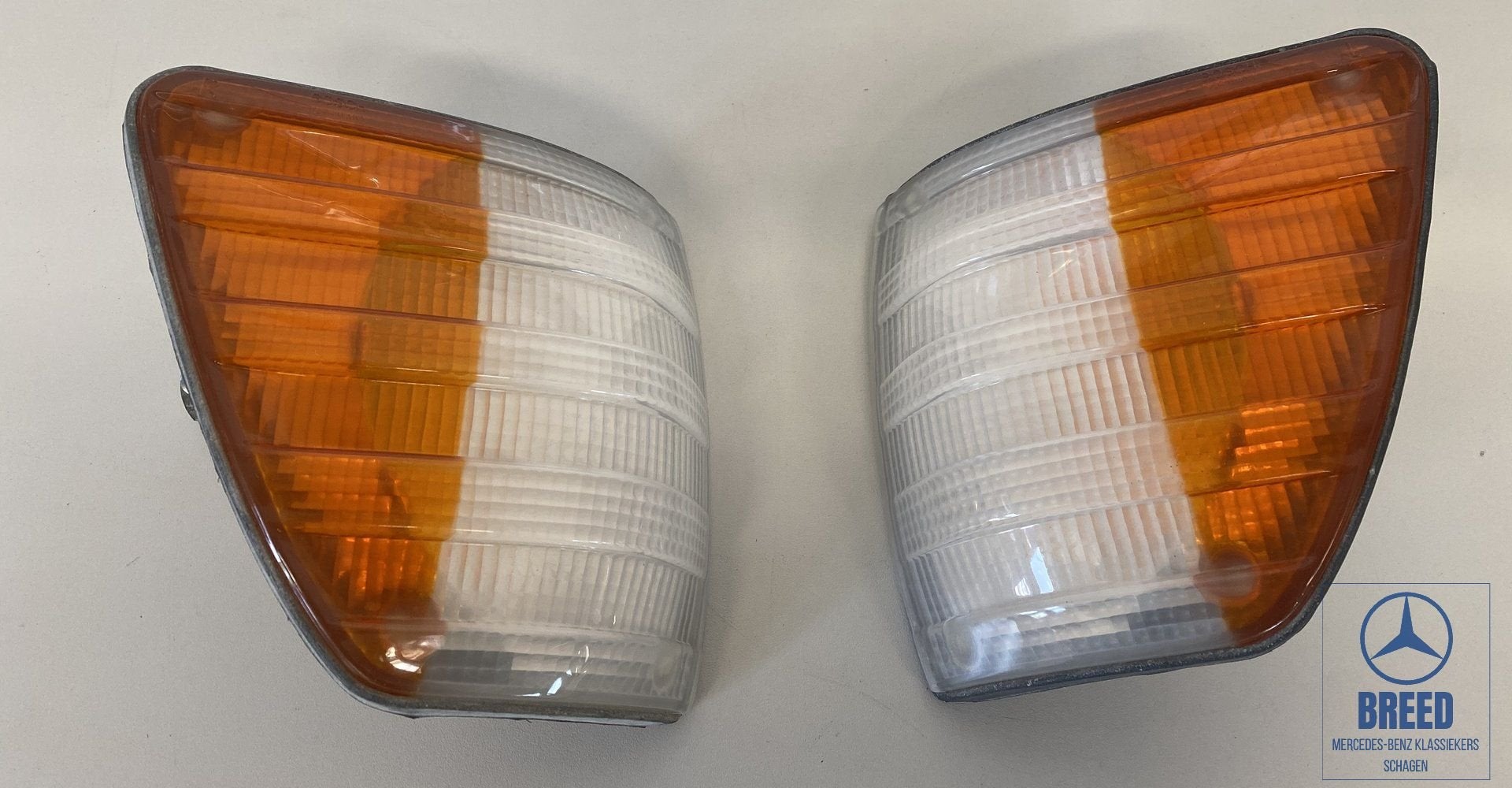 NOS knipperlicht L+R Italiaans voor Mercedes-Benz W116 uniek, -, Nieuw, Ophalen of Verzenden, -