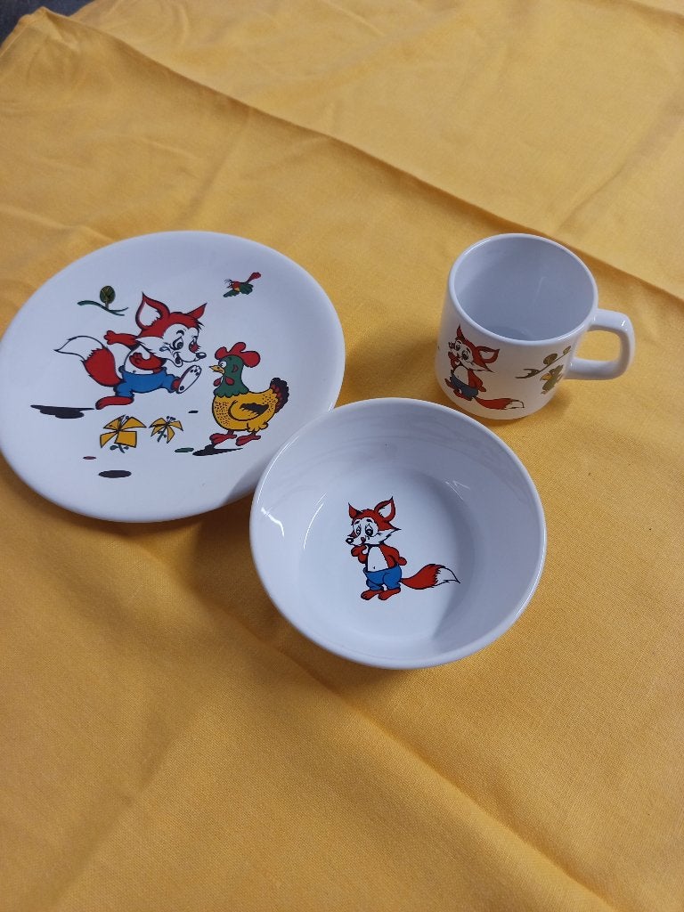 Vintage kinderservice uit 1970, Ophalen of Verzenden