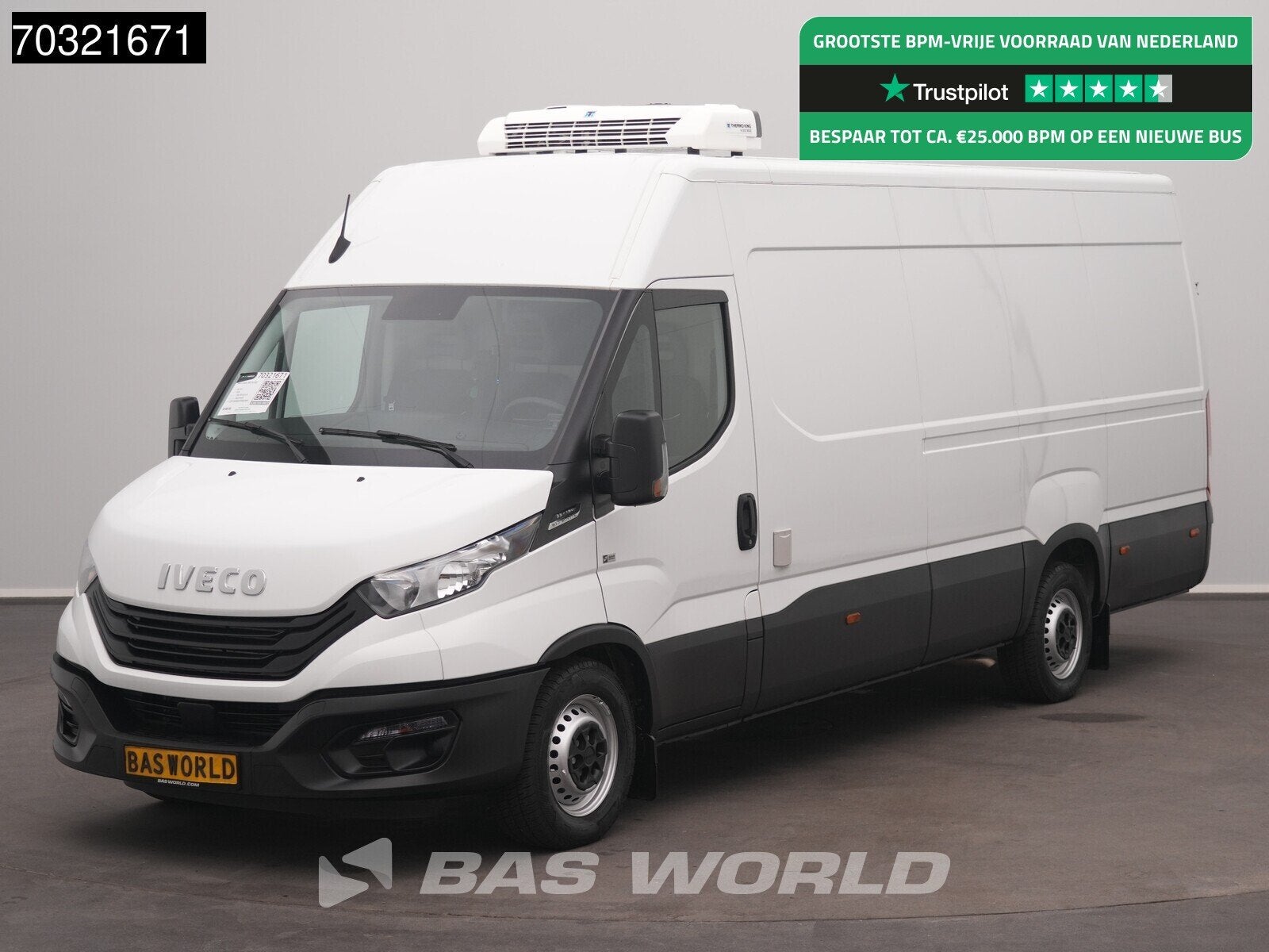 Iveco Daily 35S16 Automaat Koel/Vrieswagen -20 Thermoking L3, Auto's, Automaat, Stof, Gebruikt, Euro 6