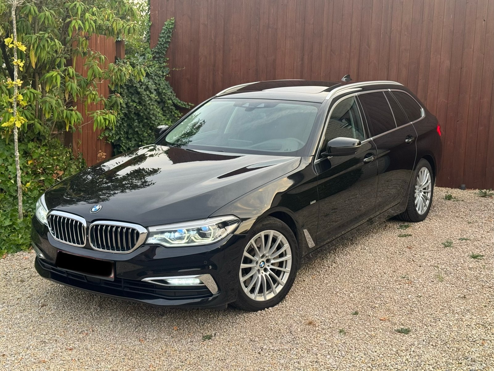Bmw 525D Luxury line, Auto's, Automaat, Zwart, Leder, 5 deurs