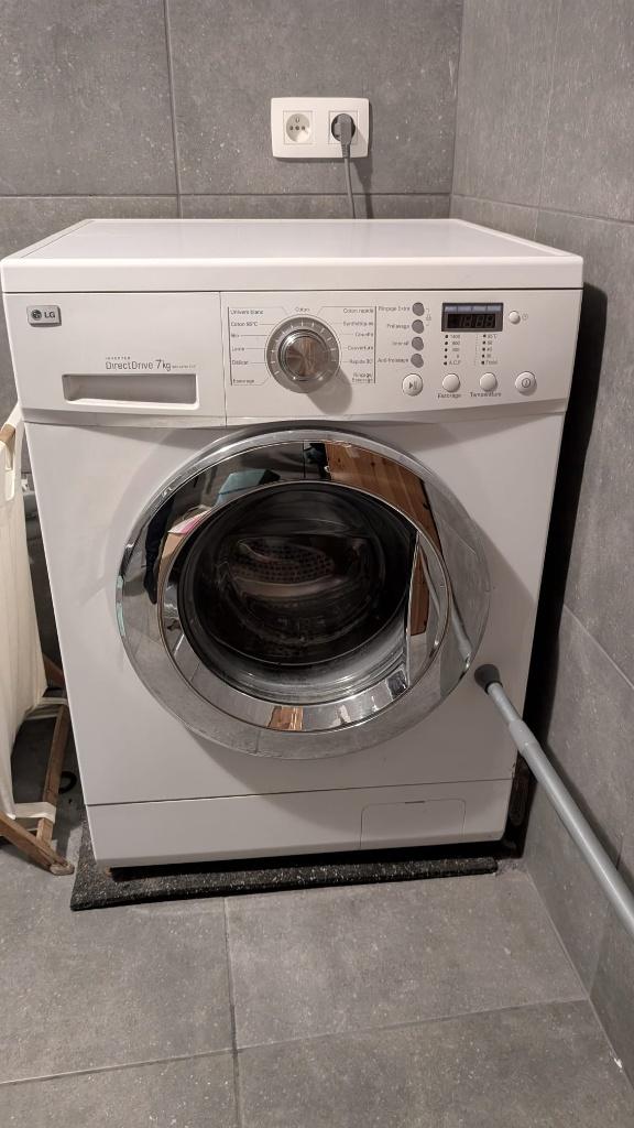 Lave-linge LG 7kg, Electroménager, Lave-linge, Utilisé, 6 à 8 kg, 85 à 90 cm, Enlèvement