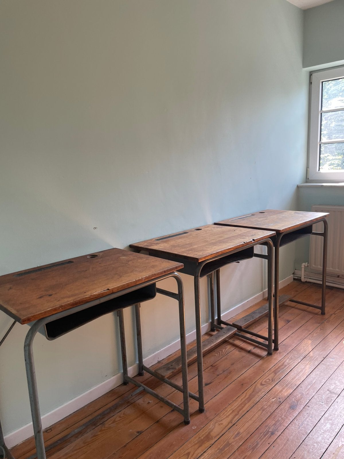 Bireau d’écolier vintage, Bureau d'écolier, 50 cm, Vintage, Enlèvement